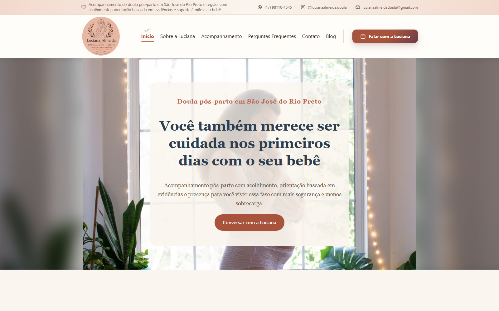 Luciana Almeida — Doula Pós-Parto
